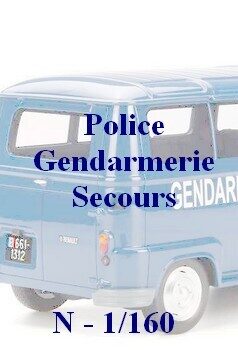 Police, Gendarmerie, Pompiers & secours N 1/160