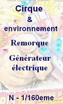 Remorque générateur électrique N 1/160eme