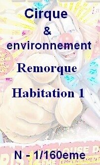 Remorque habitations 1 N 1/160eme