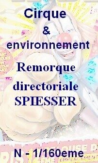 Remorque directoriale avec tracteur SPIESSER N 1/160eme