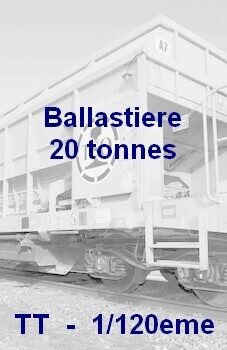 Ballastière 20 tonnes TT 1/120eme