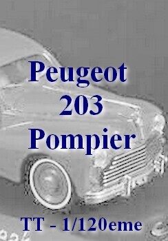 P 203 Police / Pompier TT 1/120eme