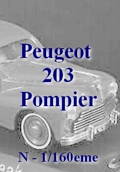 P 203 Pompier N 1/160eme