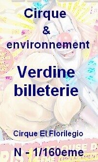 Verdine Billeterie N 1/160