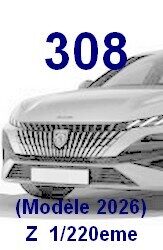 P 308 (modèle 2026) Z 1/220eme