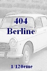 404 Berline - 1/120eme