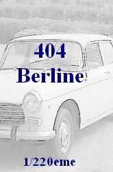 404 Berline - 1/220eme
