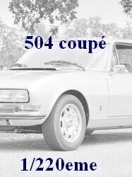 504 coupé - éch. Z - 1/220