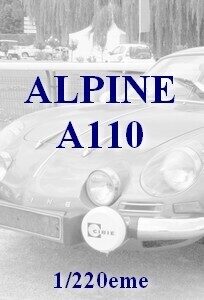 alpine A110 - Z - 1/220eme