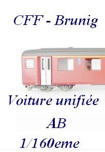 Voiture du Brunig CFF AB 1/160