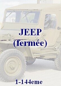 JEEP (fermée) 1/144eme