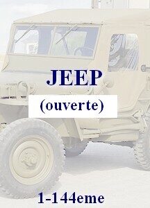 JEEP (ouverte) 1/144eme