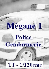 Megane 1 Police / Gendarmerie TT 1/120eme