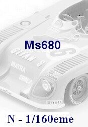 Matra Simca Ms680E  - N 1/160eme