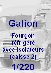 Galion fourgon réfrigéré avec isolateurs 1/220 (caisse 2)