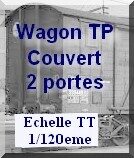Wagon 2 portes TP TT 1/120eme