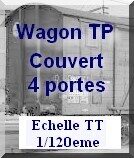 Wagon TP 4 portes - TT 1/120eme