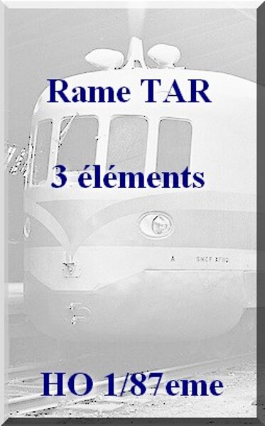 Rame TAR 3 eléments - 1/87eme