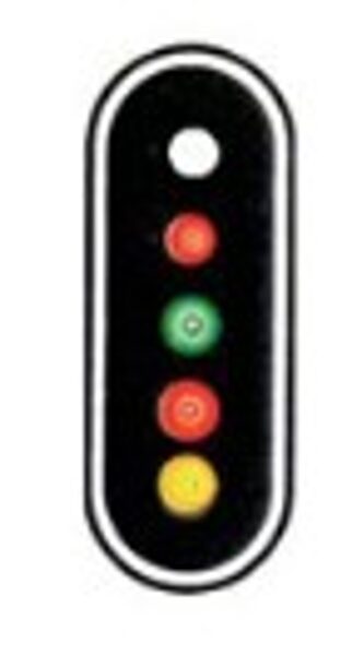 signal 5 feux - sncf - 1/220