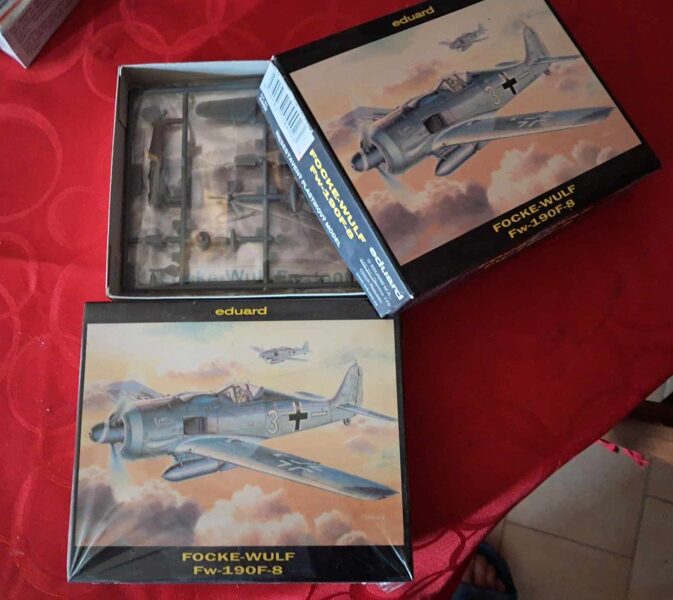 Focke Wulf Fw190F8 - Eduard 1/144 lot de 2 boites