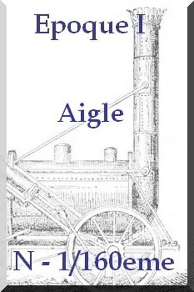 Locomotive "L'Aigle" - 1/160eme (Statique)