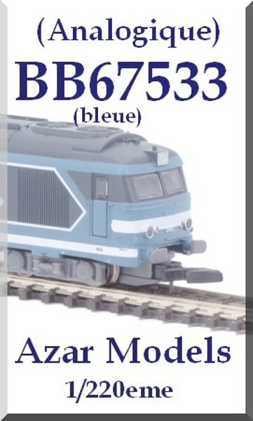 BB67533 bleue AZAR Models Analogique