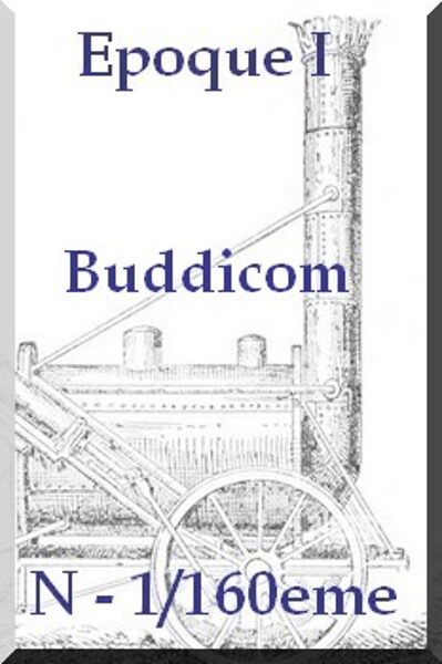 Locomotive "Buddicom" - 1/160eme (Statique)