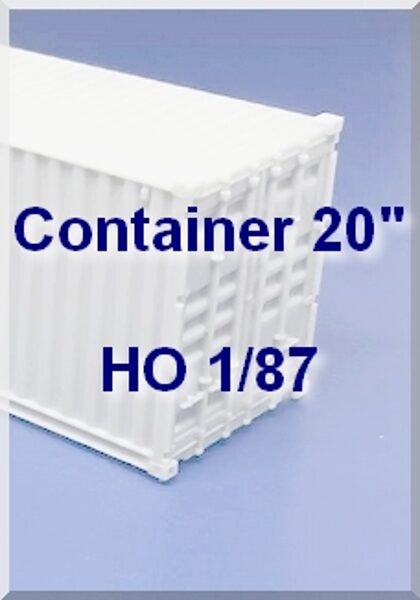Container 20" - HO - 1/87eme