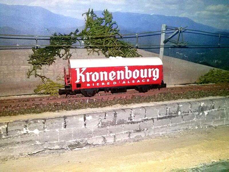 N - Wagon frigorifique "Kronenbourg"  1/160eme