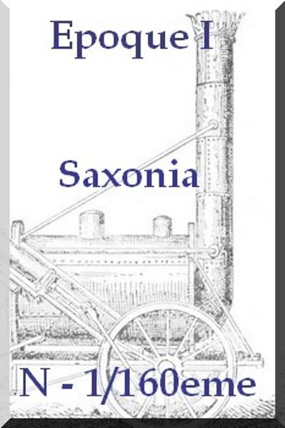 Locomotive "Saxonia" - 1/160 (Statique)