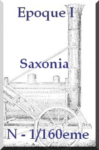 Locomotive "Saxonia" - 1/220 (Statique)