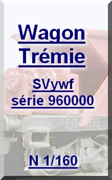 Wagon trémie SVywf 960000 SNCF N 1/160